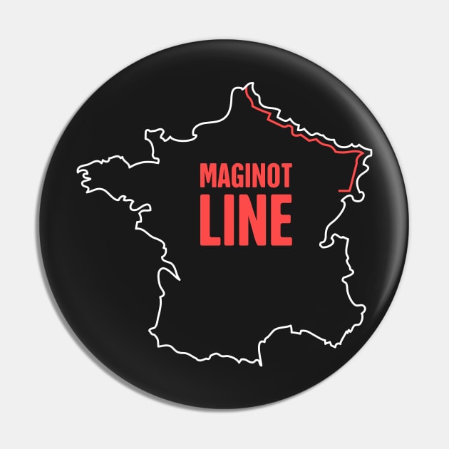 World War II French Maginot Line Pin by MeatMan