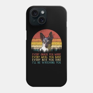 Vintage Every Snack You Make Every Meal You Bake Toy Fox Terrier Phone Case