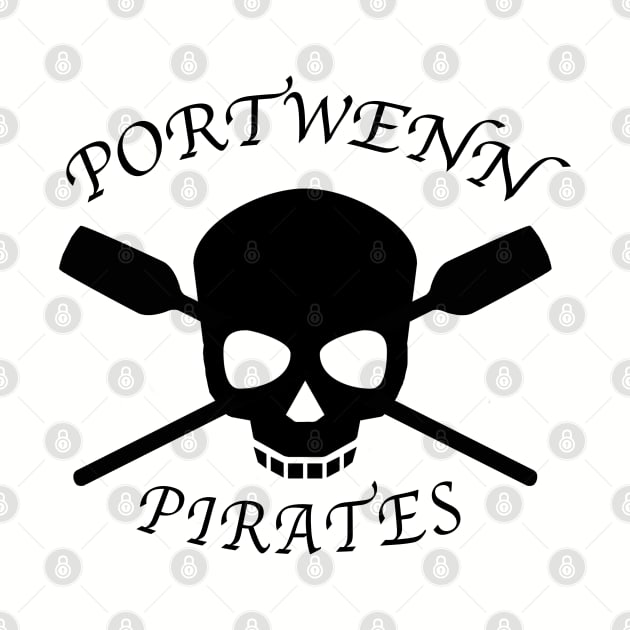 Portwenn Pirates Doc Martin Port Isaac Rowing by SonnyBoyDesigns