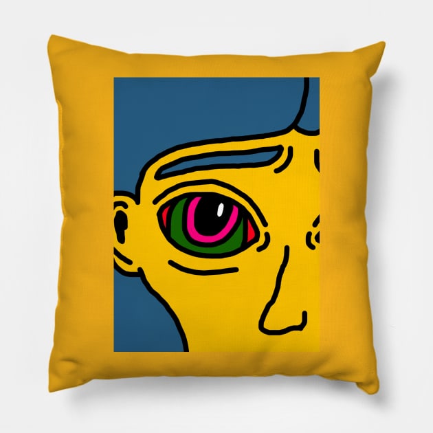 face 1 Pillow by baeb