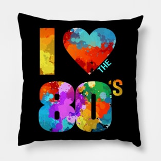 I Love 80´s Pillow