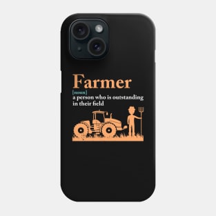 FARMER Fashion Stylish Tees Reflecting the Agriculture Lifestyle Trend Phone Case