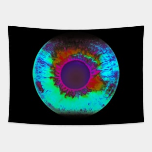 Multicolor Neon Eye / Rainbow Eye Tapestry