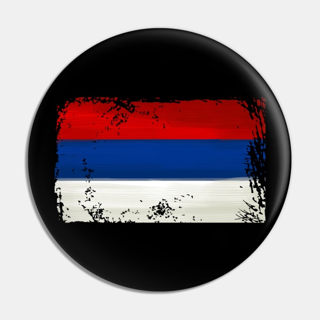 Serbia Flag Pin by Dojaja