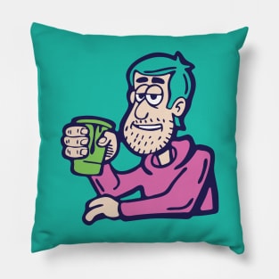 Cheers Cartoon Character Pillow