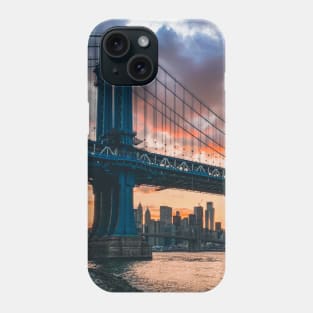 Manhattan Bridge, Brooklyn, New York City Phone Case