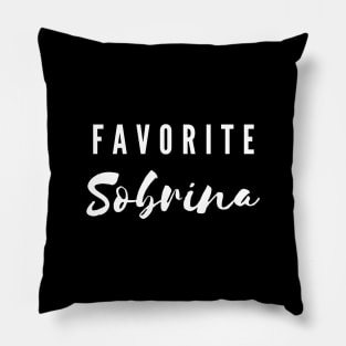 Favorite Sobrina - Family Collection Pillow