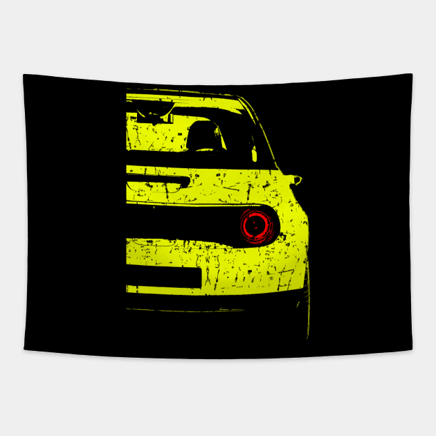 E car electric vehicle Tapestry by WOS