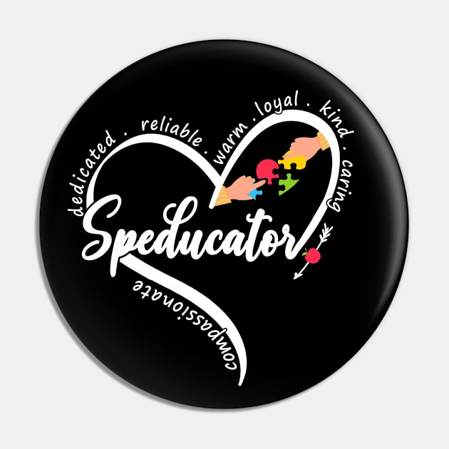 Speducator Special Education Teacher Men Women Sped Ed Pin by mohazain