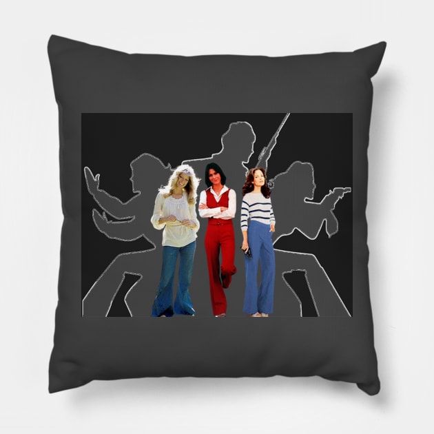Charlies angels Pillow by fonchi76