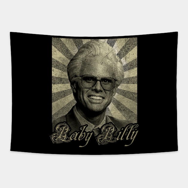 still misbehavin //baby billy // black design on t shirt Tapestry by YukieapparelShop