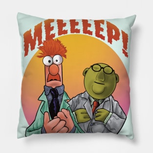 beaker n bunsen honeydew Pillow