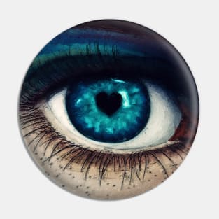 Marvelous Eye Painting Pin