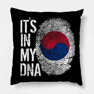 Korea Flag Fingerprint My Story DNA Korean Pillow