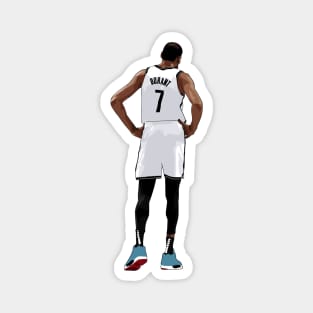 Kevin Durant Vector Back White Qiangy Magnet