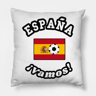 ⚽ España Football, Bandera de España Flag, ¡Vamos! Team Spirit Pillow