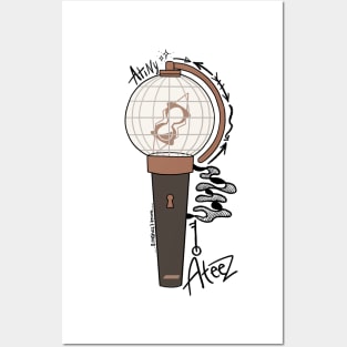 Stray Kids Lightstick Art Print by TesiDraws