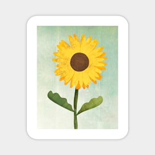 Happy Sunflower Magnet