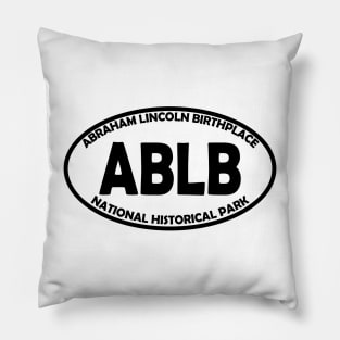 Abraham Lincoln Birthplace National Historical Park oval Pillow