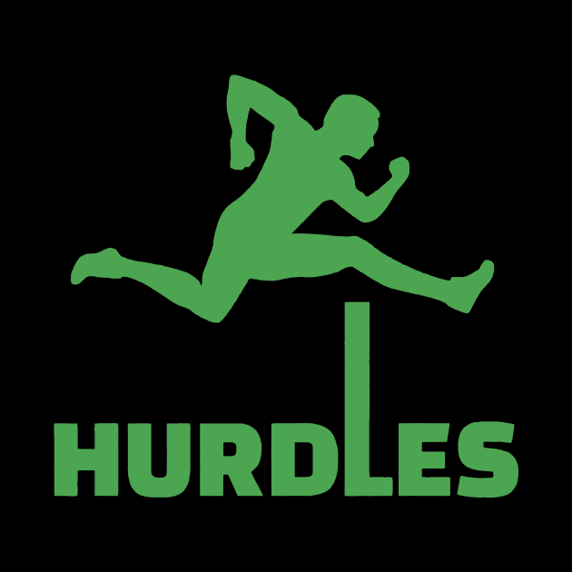 HURDLES green by Athletics Inc