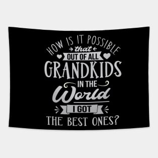 I Got The Best Grandkids In The World Tapestry