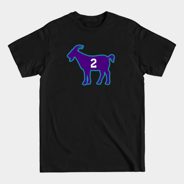 Disover CHA GOAT - 2 - Teal - Charlotte Hornets - T-Shirt