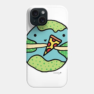 Peace & Pizza On Earth - no text! Phone Case