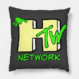 Camp Leapfrog on the HTW Network Logo Pillow