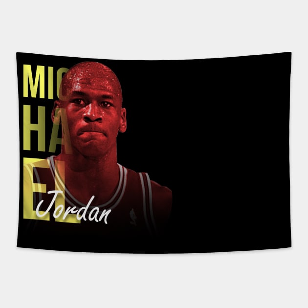 Michael Jordan The G.O.A.T Tapestry by pentaShop