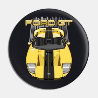 Ford GT-2005-2006-yellow Pin