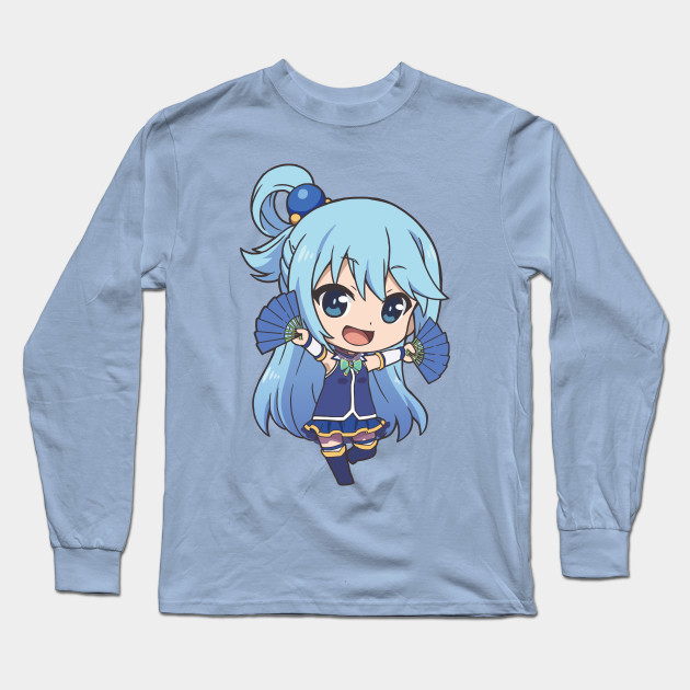Konosuba Aqua Konosuba Long Sleeve T Shirt Teepublic