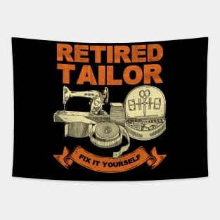 Retired Tailor Fix It Yourself Tapestry