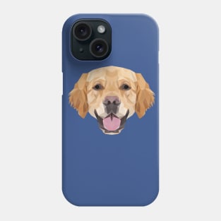 Golden Retriever Low Poly Art Phone Case