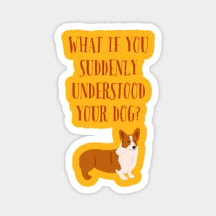 What if you suddenly understood your dog? Magnet