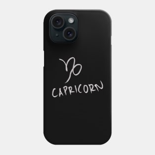 Hand Drawn Capricorn Zodiac Signs Phone Case