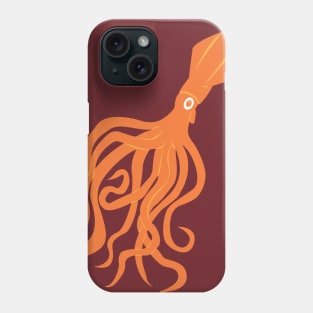 Orange Squid Phone Case