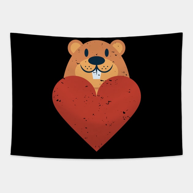 Groundhog Lover Tapestry by PixelArt