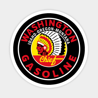 Washington Gasoline vintage sign reproduction Magnet