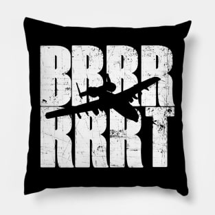 A-10 Warthog BRRRT Pillow