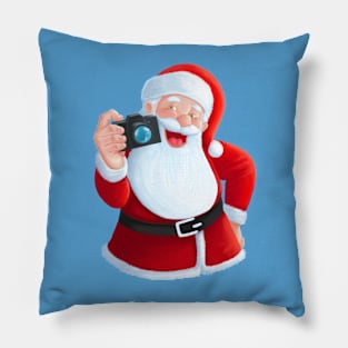 Santa Photographer Pillow