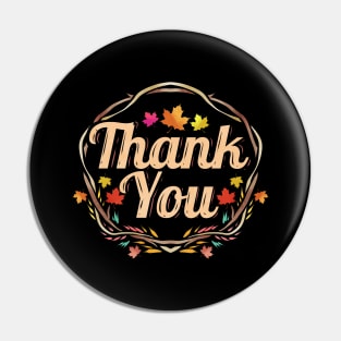 Thank You Wreath From Branches Autumn Thanksgiving Pin