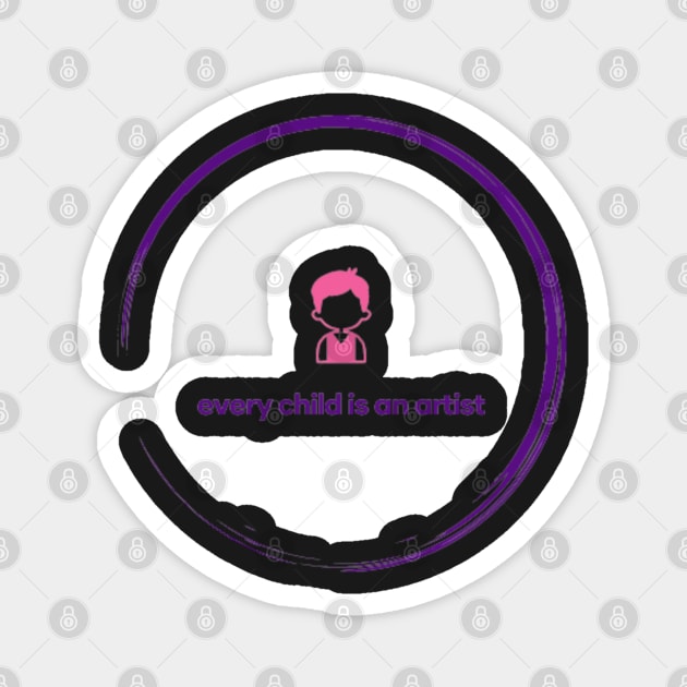 every child is an artist Magnet by SR8891