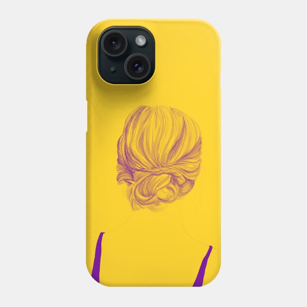 Purple Hair Phone Case by njikshik