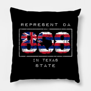 Rep Da 808 in Texas State by Hawaii Nei All Day Pillow