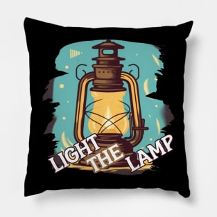 Light The Lamp Pillow