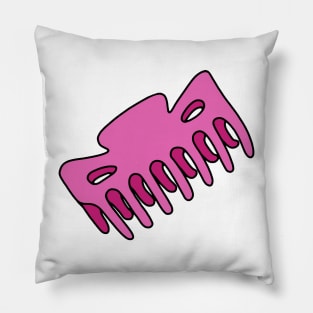 Pink Hair Clip Pillow
