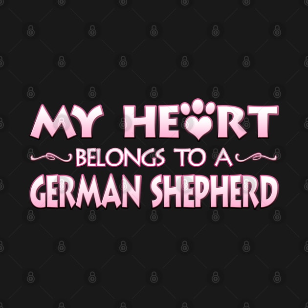 Valentine's Day Gift For German Shepherd Dog Lovers & Owners by Just Another Shirt