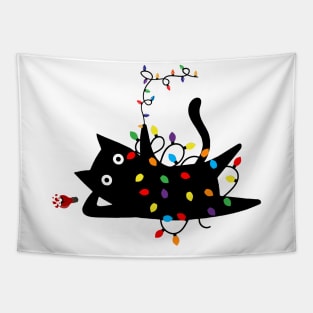 Cat-Christmas Tapestry