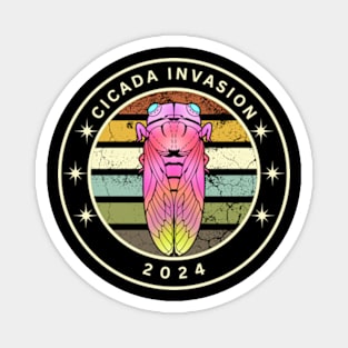 Cicadas 2024 map brood xix and xiii Magnet