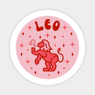 Leo Zodiac Sign Magnet